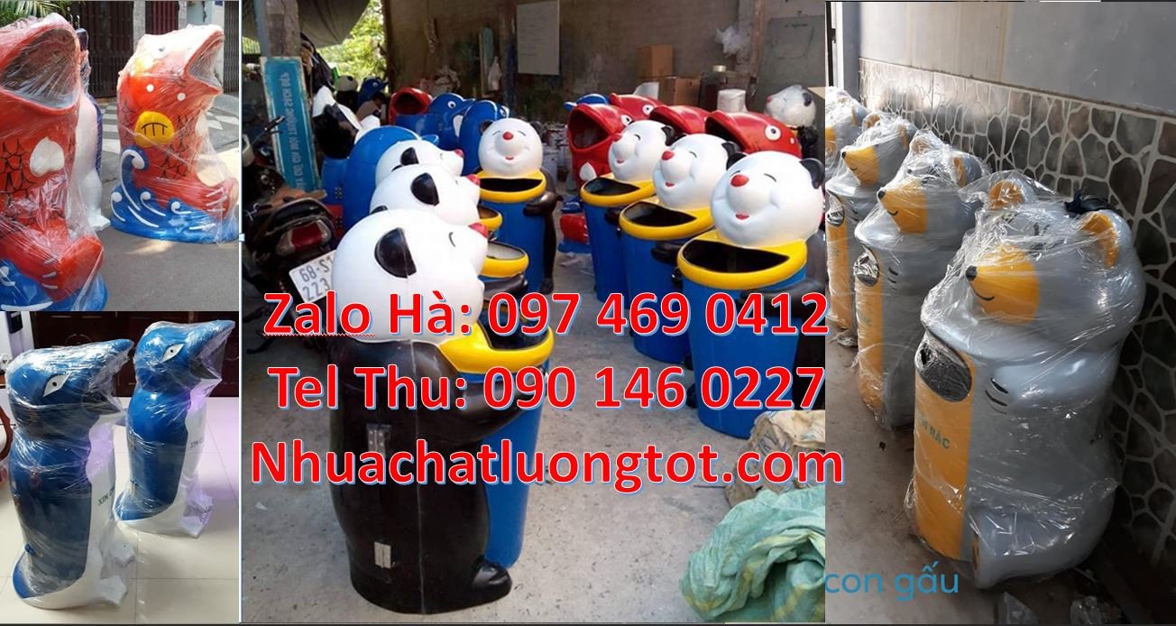 Bán thùng rác hình con thú chất lượng cao,thùng rác hình con chuột mi