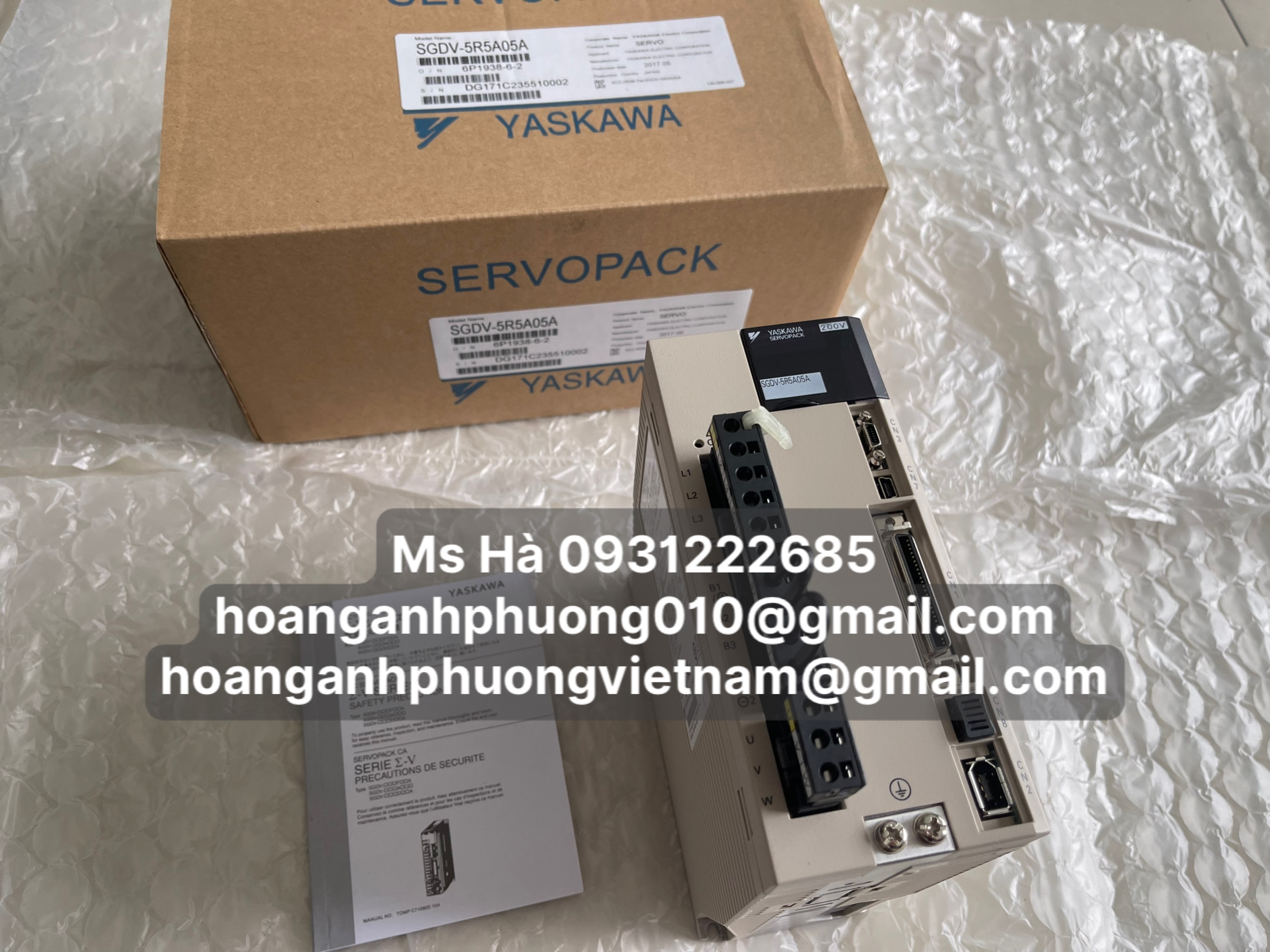 Servo nhập khẩu SGDV-5R5A05A yaskawa - Hoàng Anh Phương