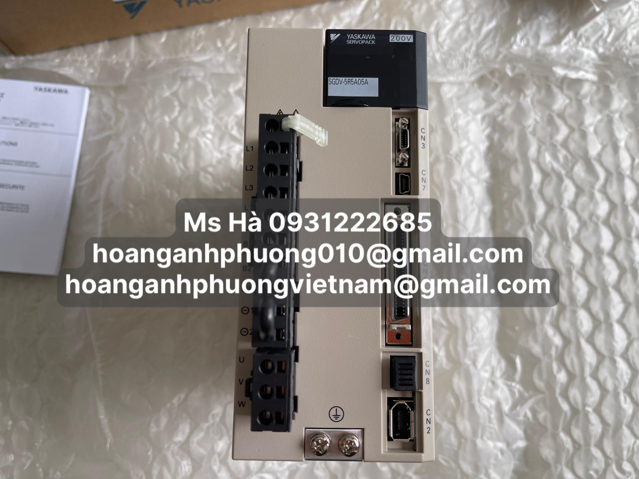 Servo nhập khẩu SGDV-5R5A05A yaskawa - Hoàng Anh Phương
