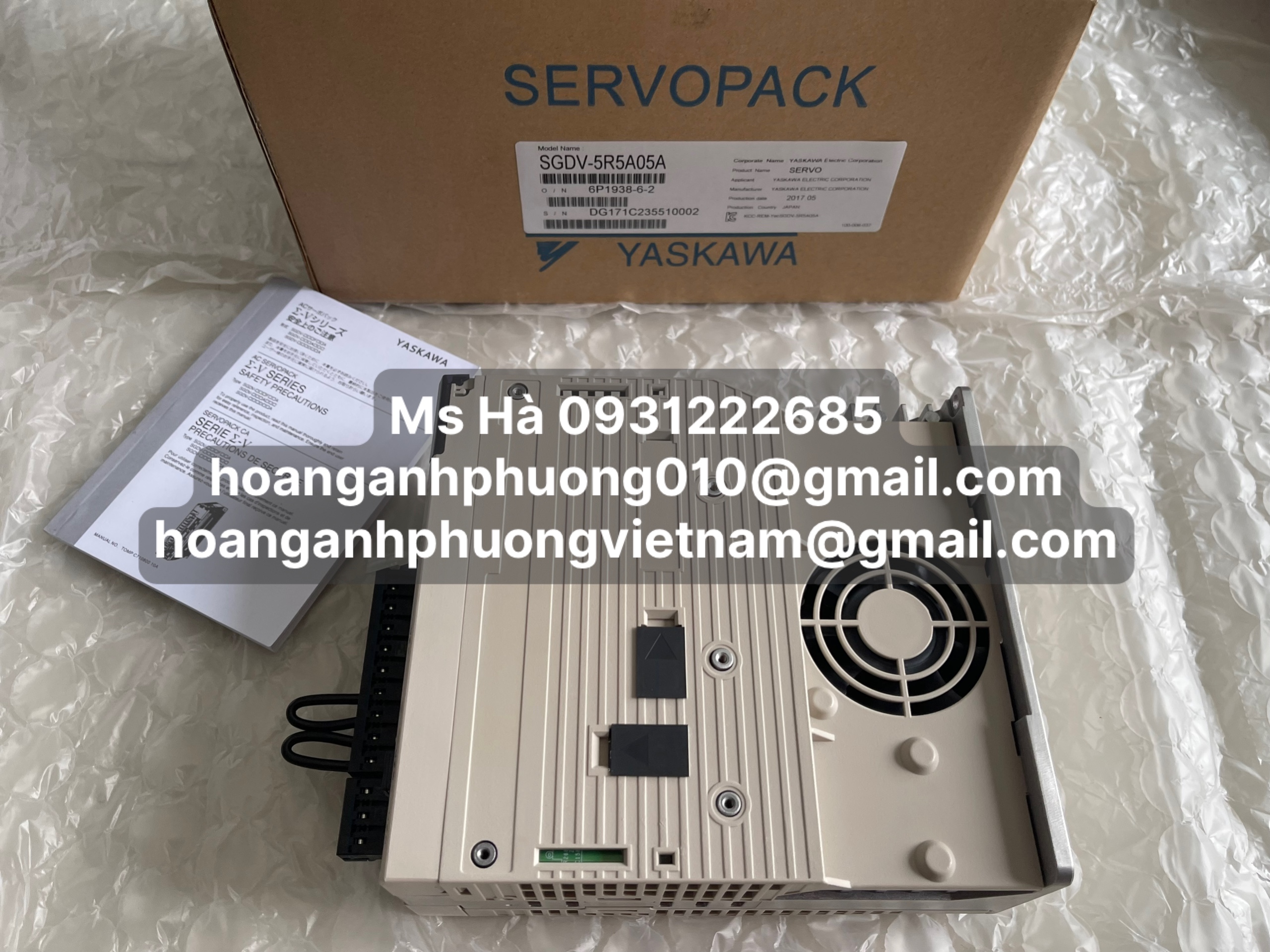 Servo nhập khẩu SGDV-5R5A05A yaskawa - Hoàng Anh Phương