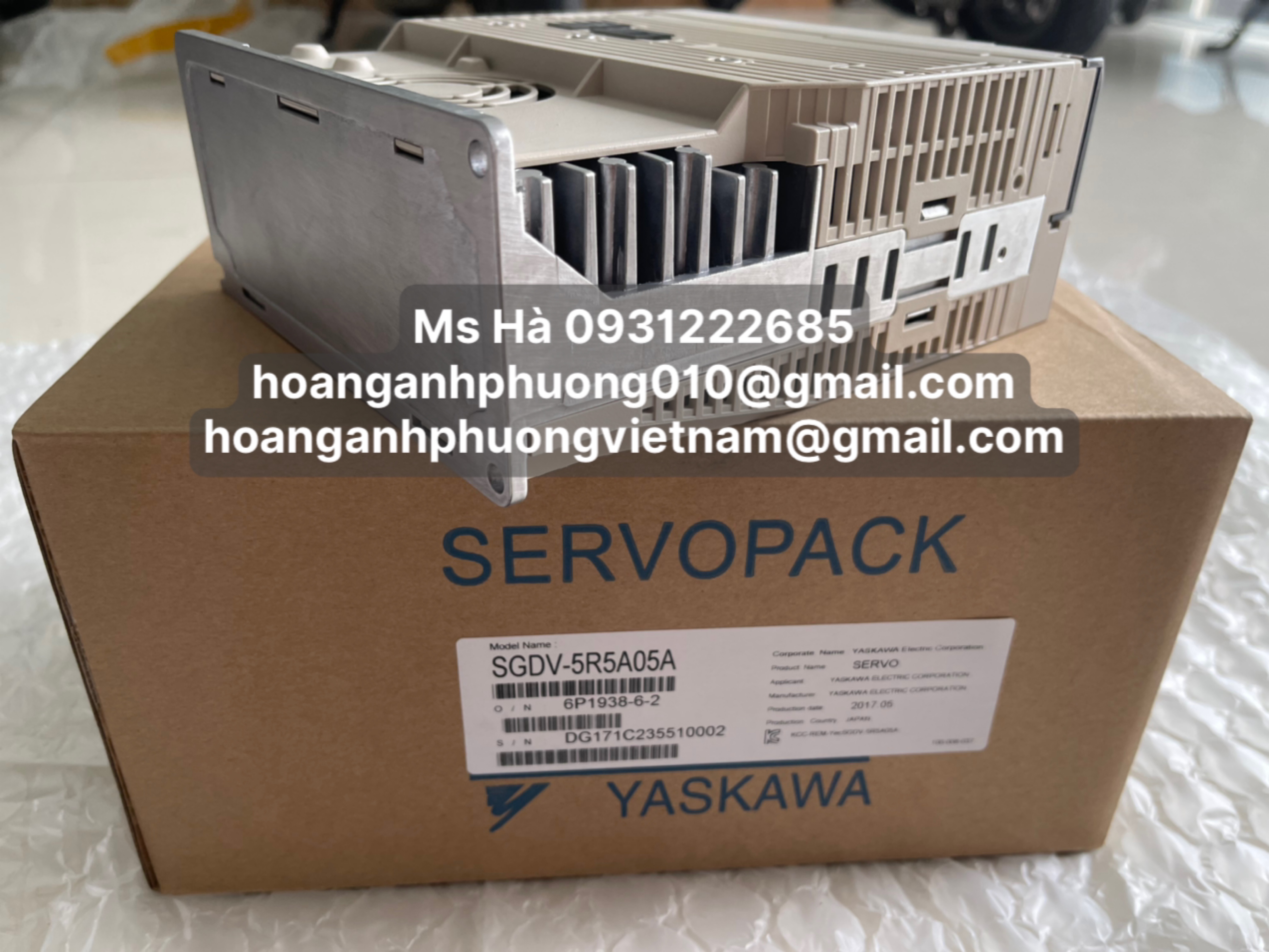 Servo nhập khẩu SGDV-5R5A05A yaskawa - Hoàng Anh Phương