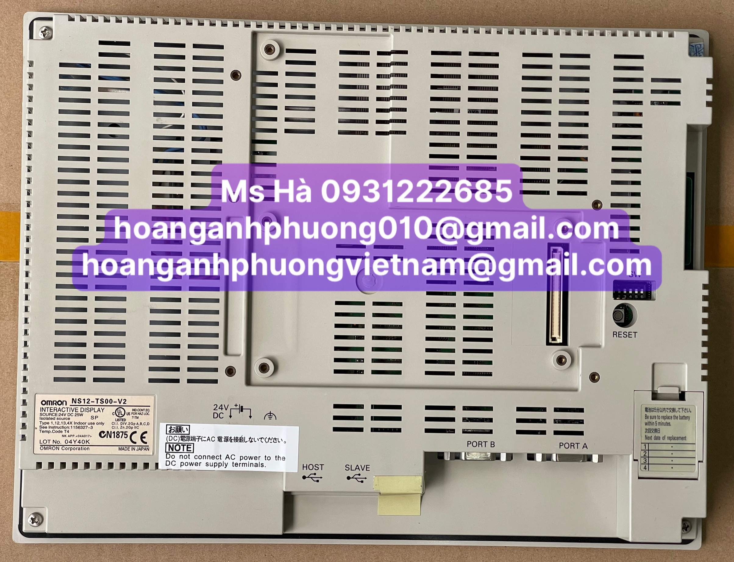 Màn hình giá tốt - dòng Omron - NS12-TS00-V2 - BH 12 tháng