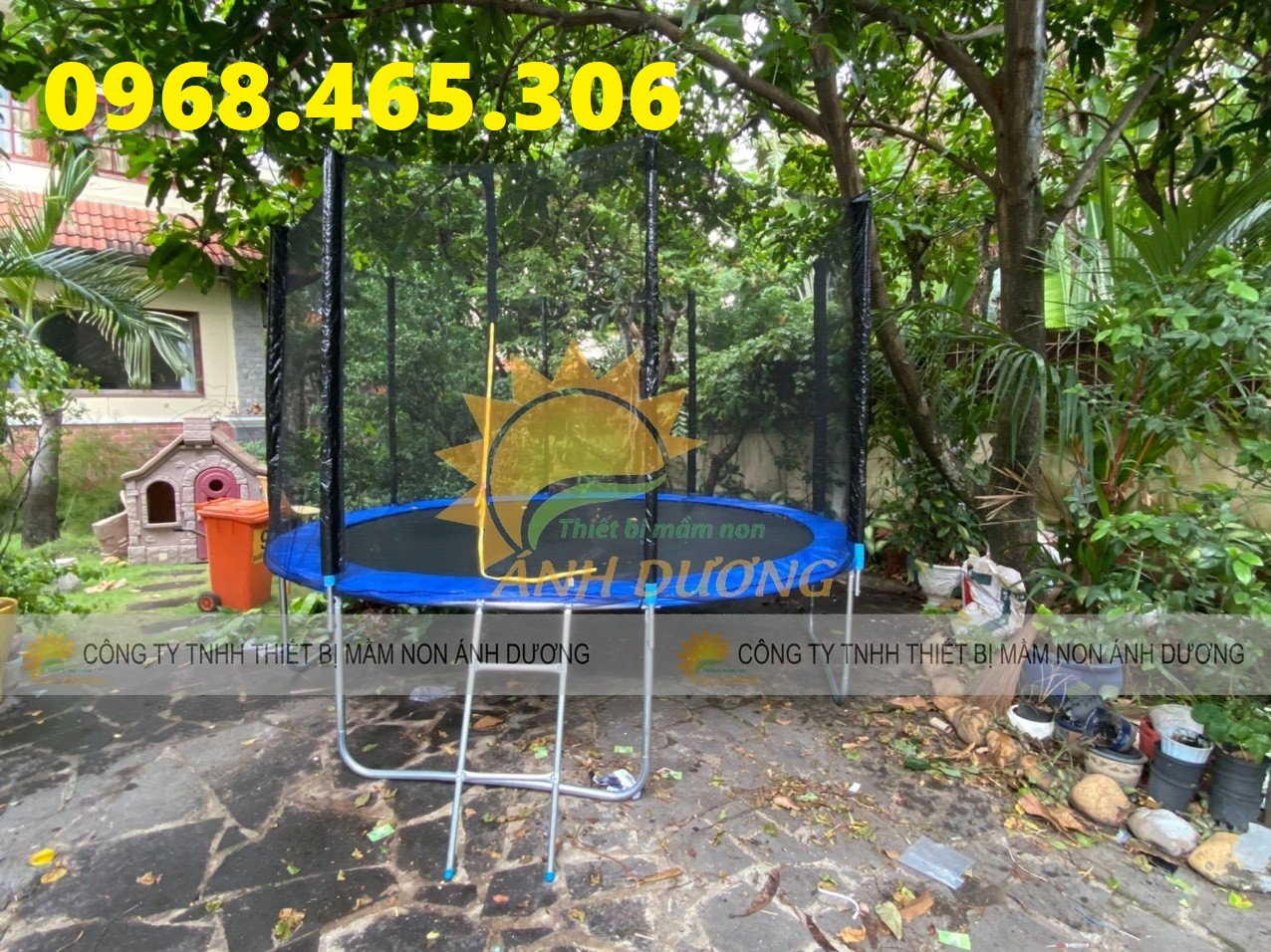 Sàn nhún lò xo 2m44 và 3m66 hàng nhập khẩu có sẵn