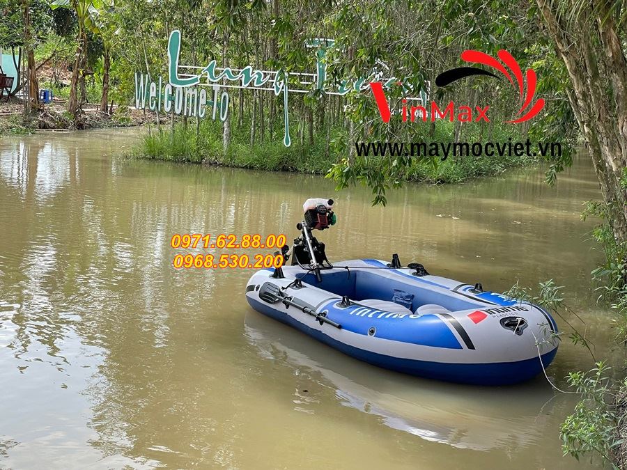 Dàn chân vịt gắn ca nô giá rẻ ( đã có động cơ xăng )