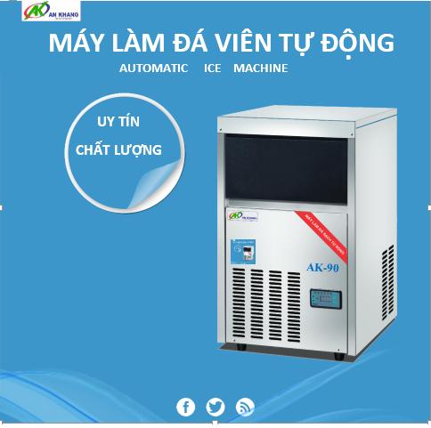 THANH LÝ XẢ TỒN KHO MÁY ĐÁ VIÊN AK90 40KG/24H