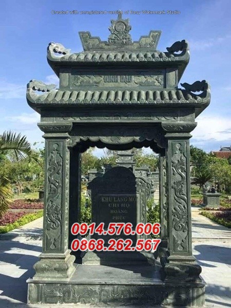 Mẫu 376 cây hương thờ bằng đá bán hải dương - miếu sơn thần linh thiên