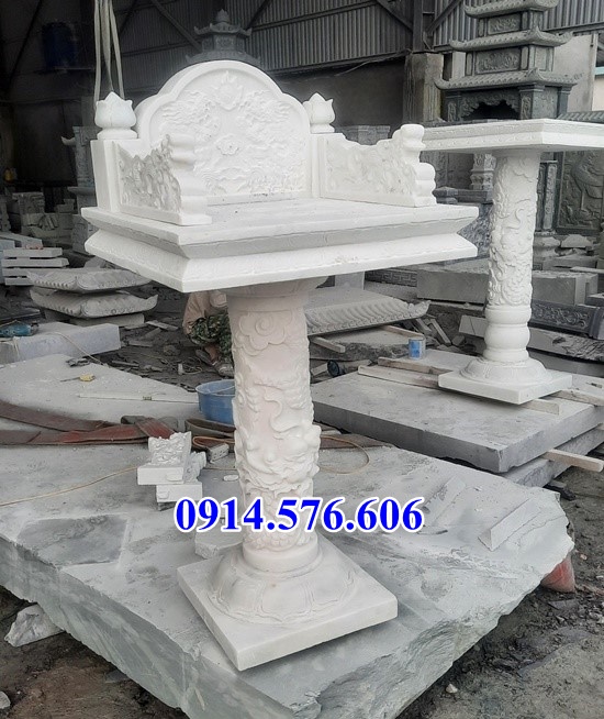 mẫu 279 cây hương thờ đá đẹp bán bắc giang - miếu sơn thần linh thiên