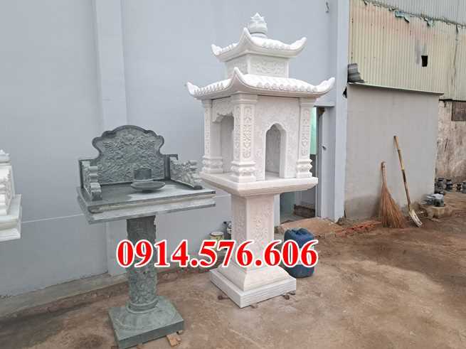 Mẫu 851 cây hương thờ bằng đá bán bắc kạn - miếu sơn thần linh địa