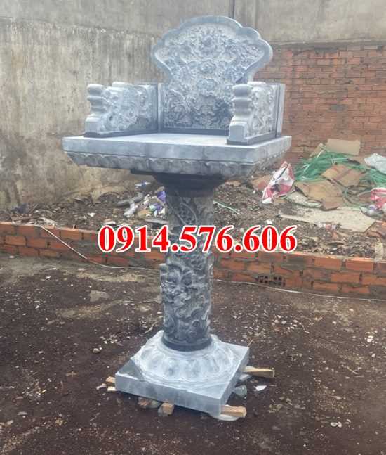 Mẫu 851 cây hương thờ bằng đá bán bắc kạn - miếu sơn thần linh địa