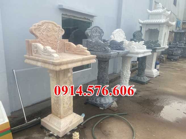 Mẫu 851 cây hương thờ bằng đá bán bắc kạn - miếu sơn thần linh địa