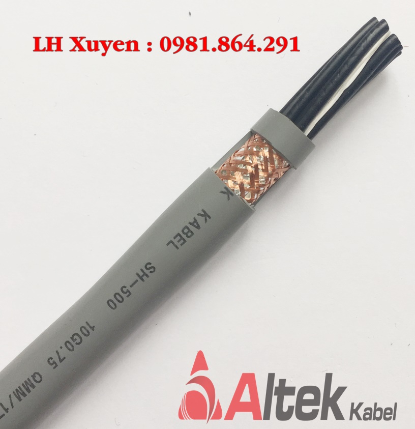 Dây cáp điều khiển 10x0.5,10x0.75,10x1.0,10x1.5