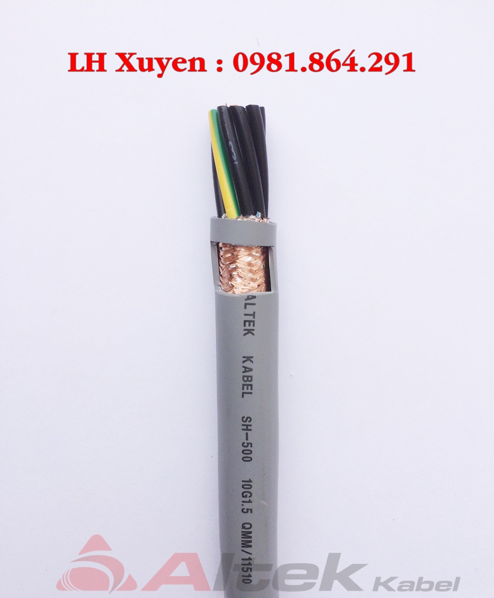 Dây cáp điều khiển 10x0.5,10x0.75,10x1.0,10x1.5