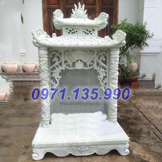 Bàn đá thờ thiên - Mẫu bàn thờ thiên bằng đá xanh đơn giản bán TP HCM