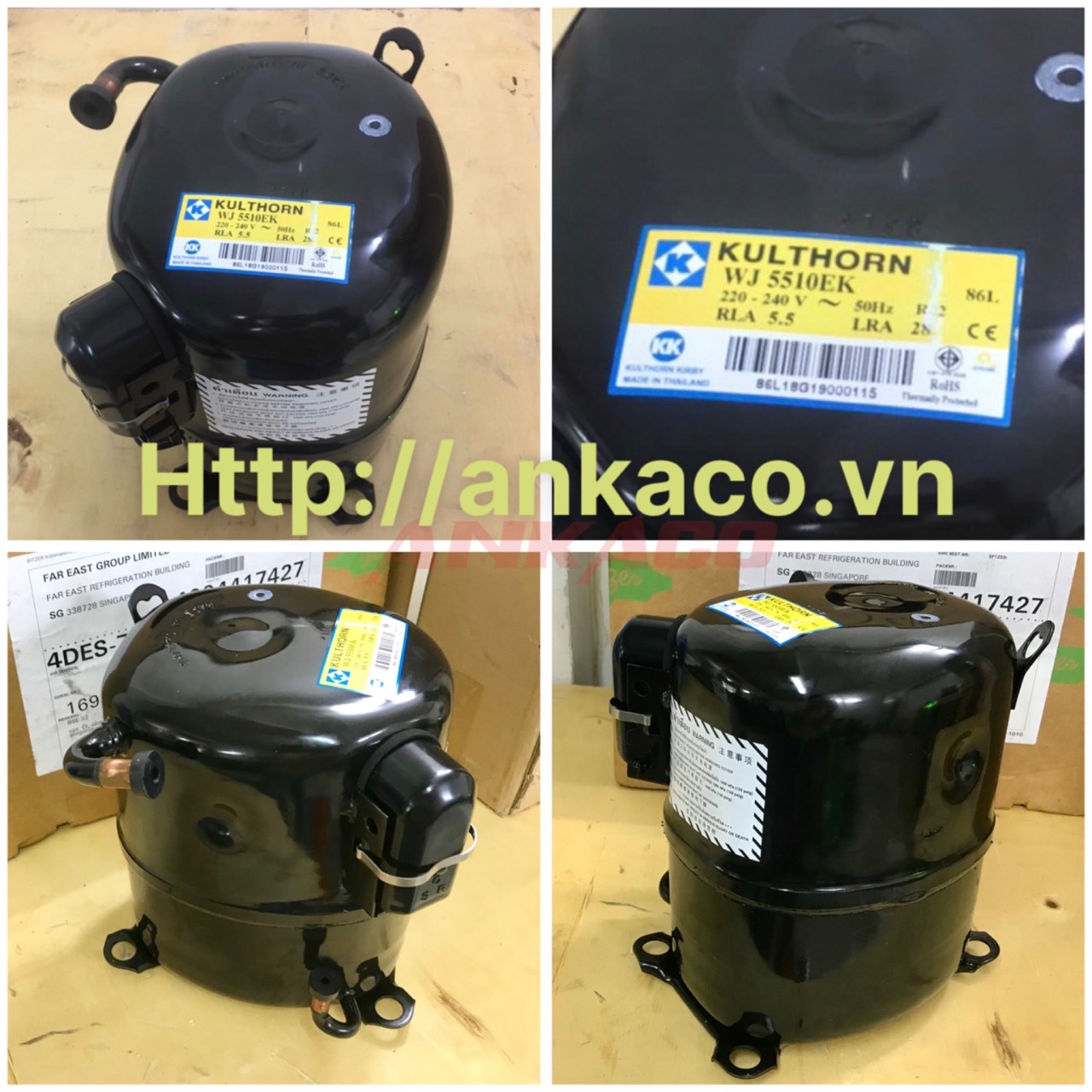 block máy nén kulthorn 1hp WJ5510EK giá tốt