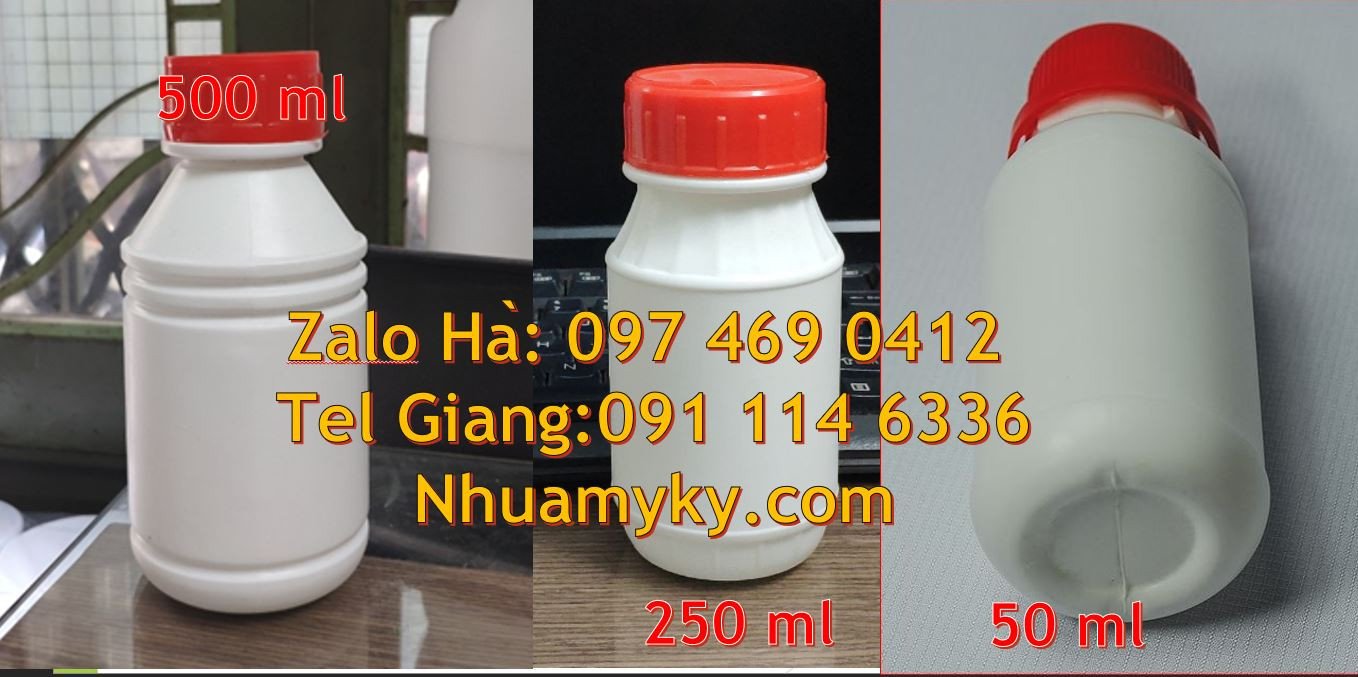 Bán chai nhựa nhỏ 100ml,chai nhựa 50ml đựng thuốc,chai nhựa hdpe màu