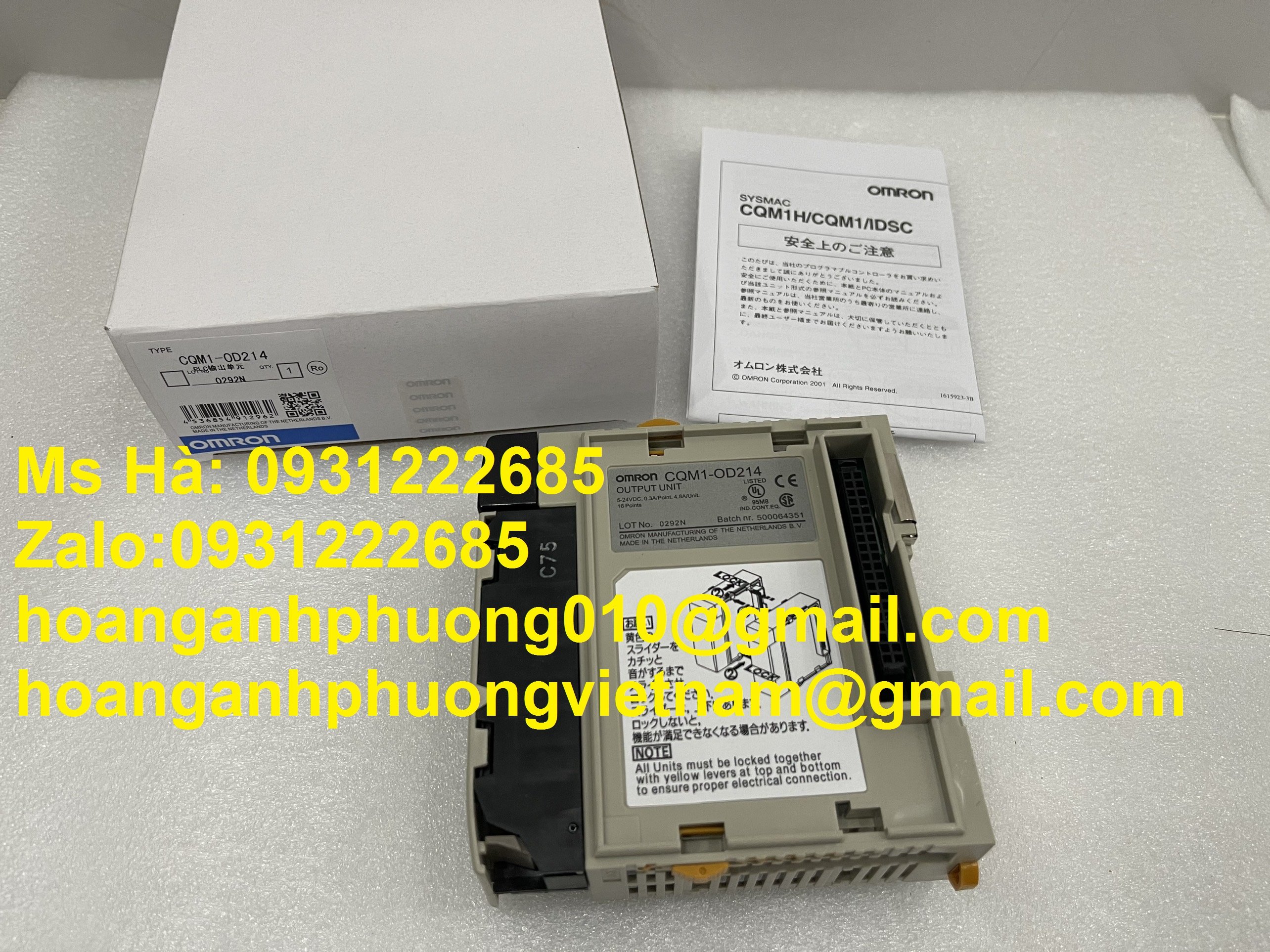 Mô đun mở rộng ngõ ra dòng Omron CQM1-OD214 giá tốt