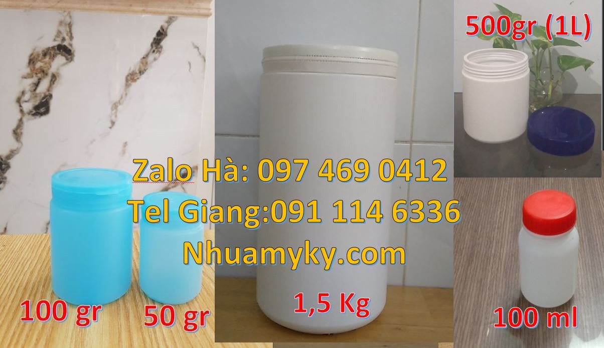 Bán hũ nhựa đựng bánh kẹo,hũ nhựa đựng mỹ phẩm,hũ nhựa hdpe giá rẻ hcm