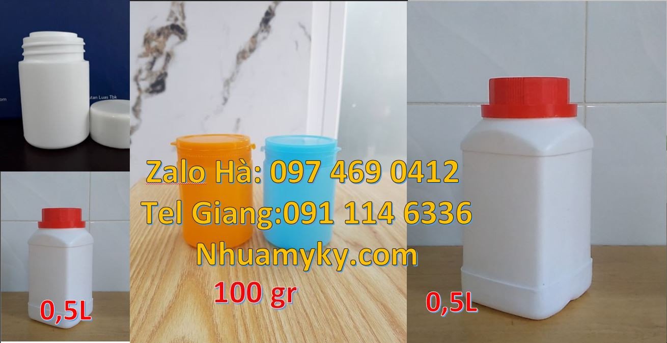 Bán hũ nhựa đựng bánh kẹo,hũ nhựa đựng mỹ phẩm,hũ nhựa hdpe giá rẻ hcm