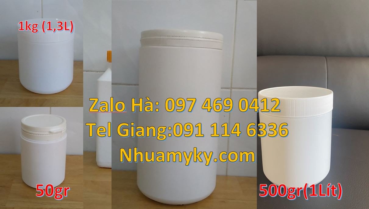 Bán hũ nhựa đựng bánh kẹo,hũ nhựa đựng mỹ phẩm,hũ nhựa hdpe giá rẻ hcm
