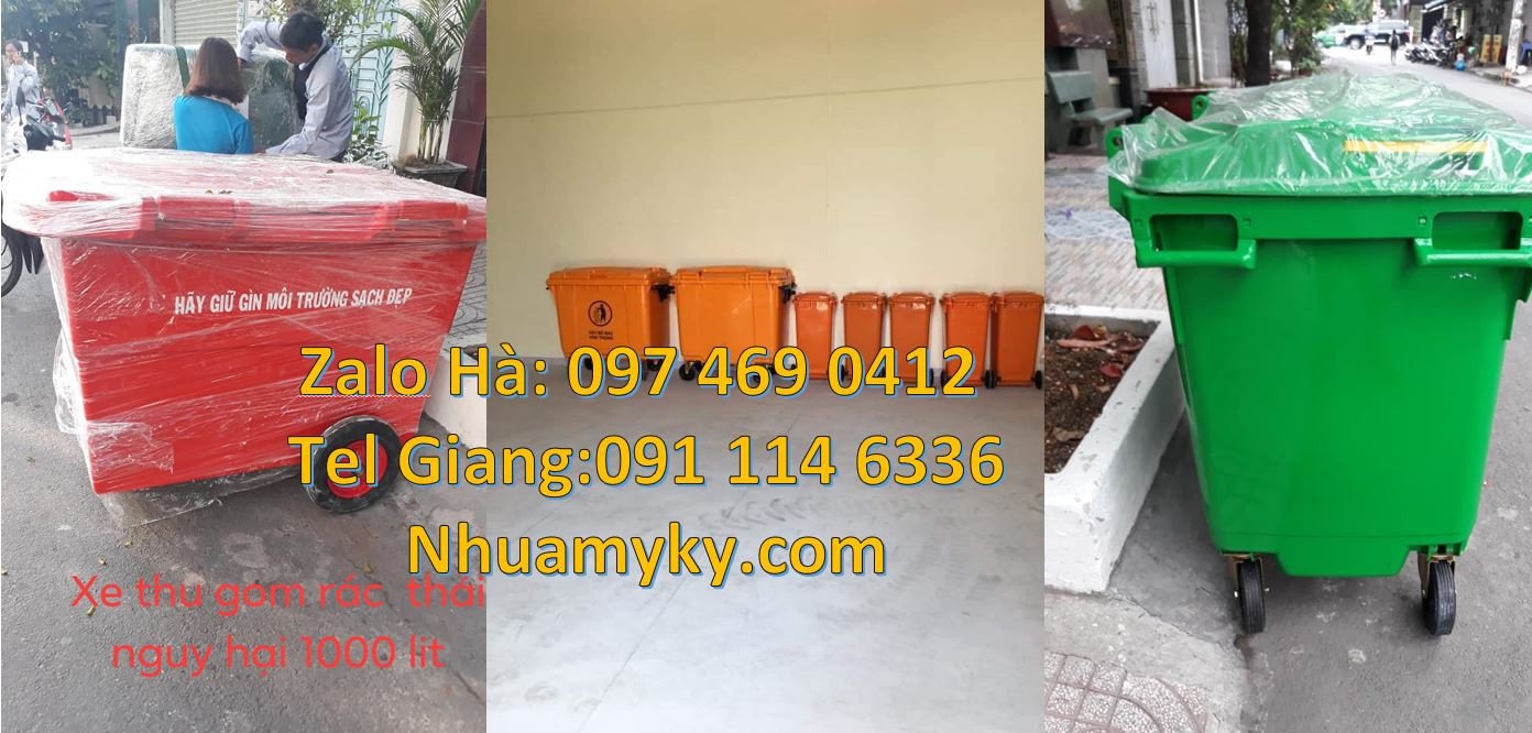 Bán xe thu gom rác cỡ lớn 2000l,xe thu gom rác 4 bánh xe có nắp đậy rẻ