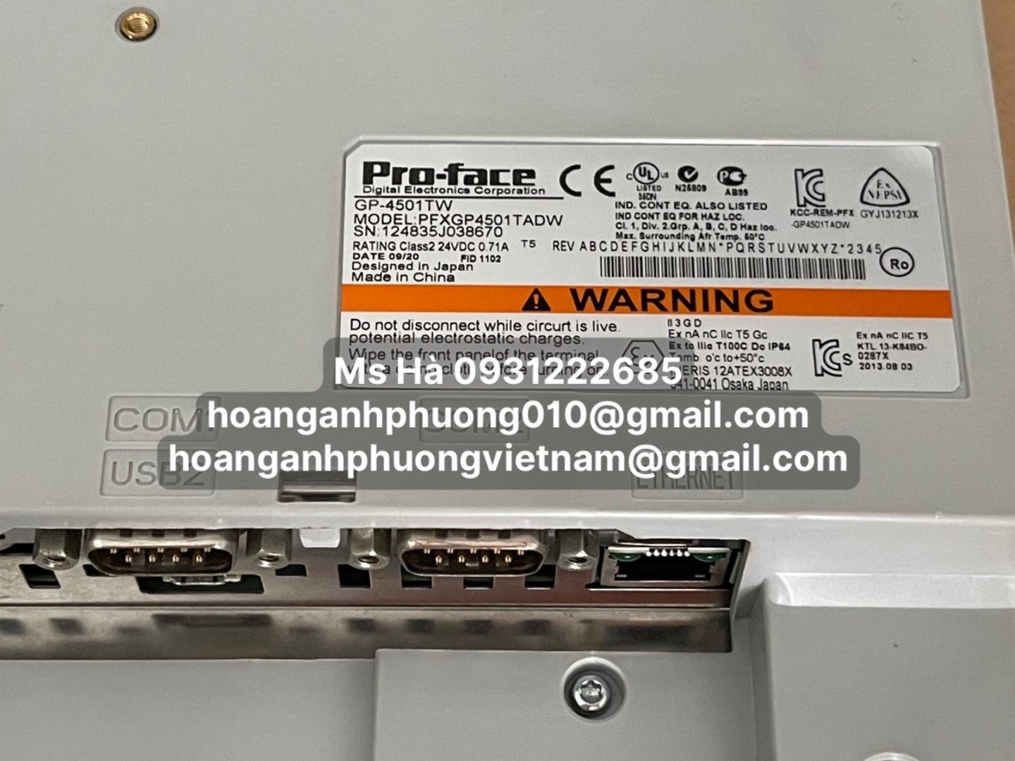 PFXGP4501TADW  proface  màn hình mới 100%  giao hàng nhanh