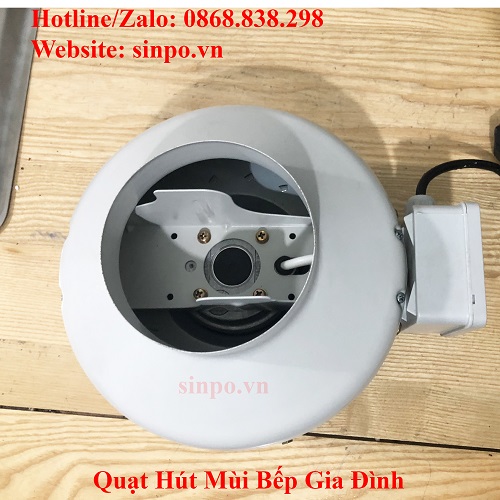 Quạt hút mùi nối ống D100 mm giá rẻ chất lượng