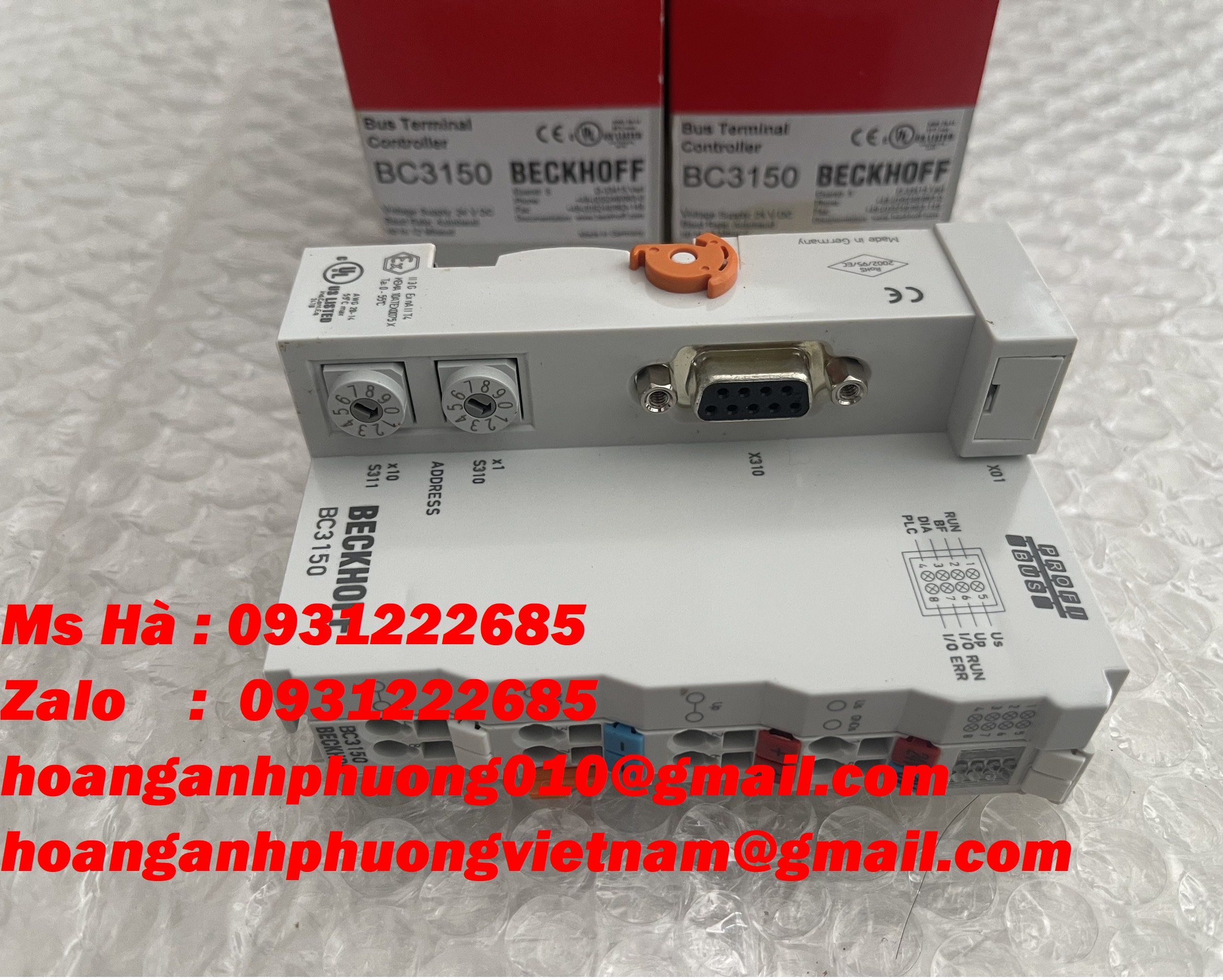 Beckhoff  BC3150  lập trình TwinCAT chính hãng 100%