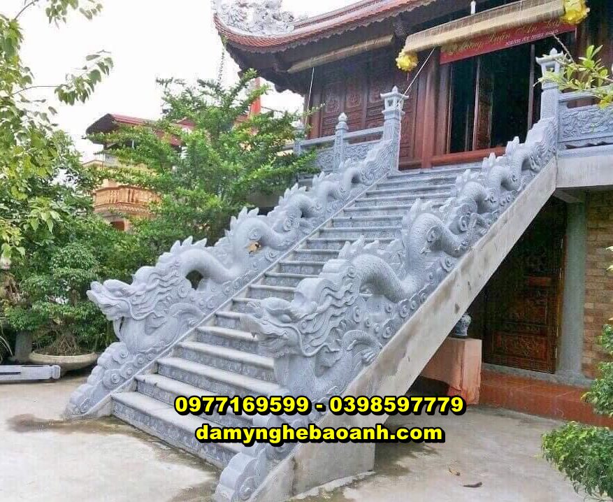 mẫu rồng đá phong thuỷ,rồng đá bậc,rồng bịt bậc đẹp nhất hiện nay
