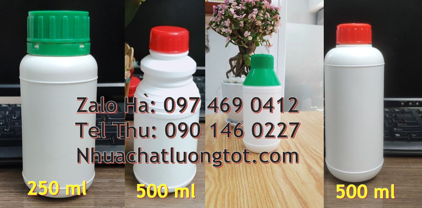 Bán chai nhựa 500ml chất lượng cao,chai nhựa hdpe 30ml đựng thuốc nước