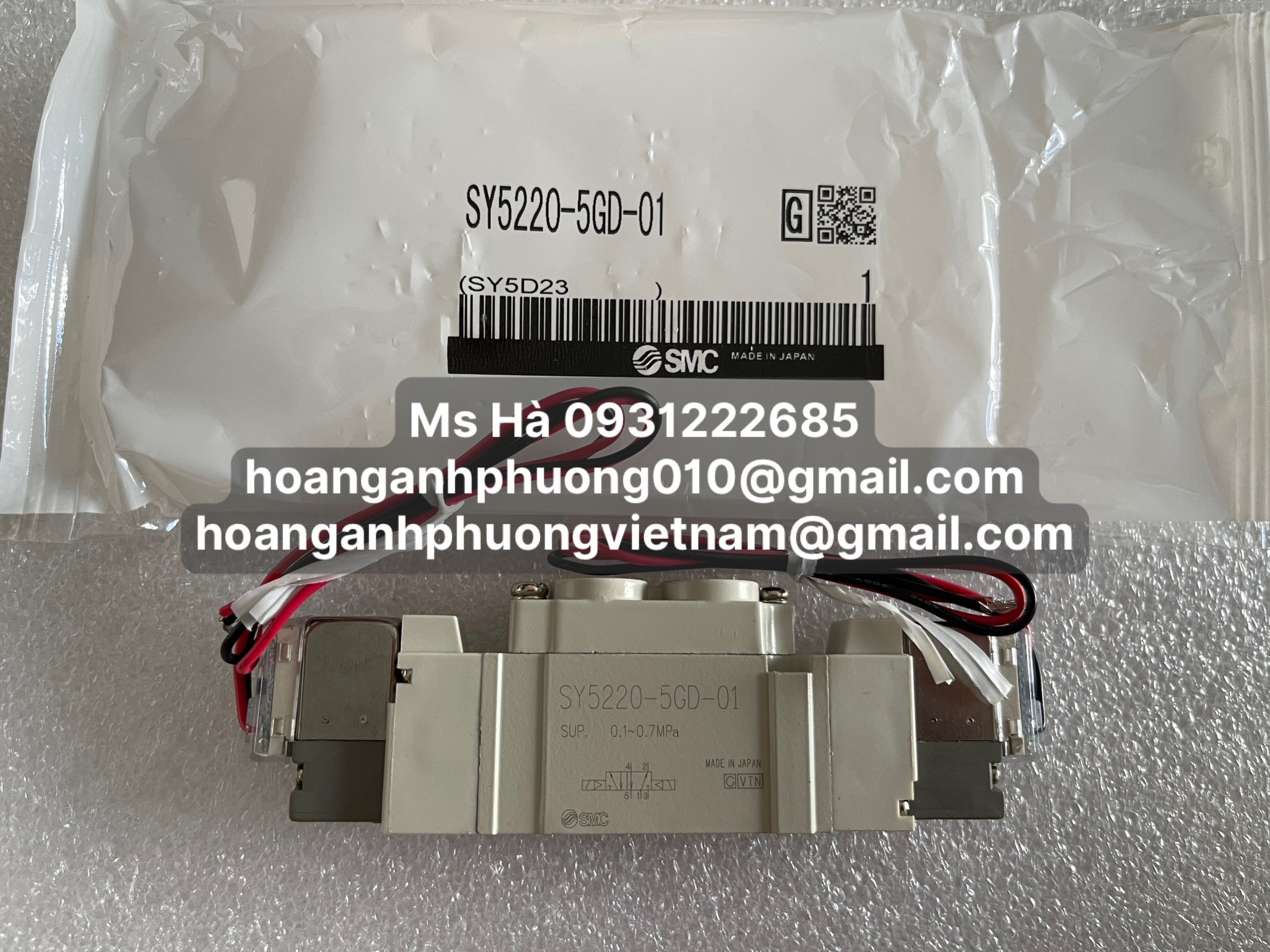 SMC SY5220-5GD-01  Van nhập khẩu  chính hãng 100%