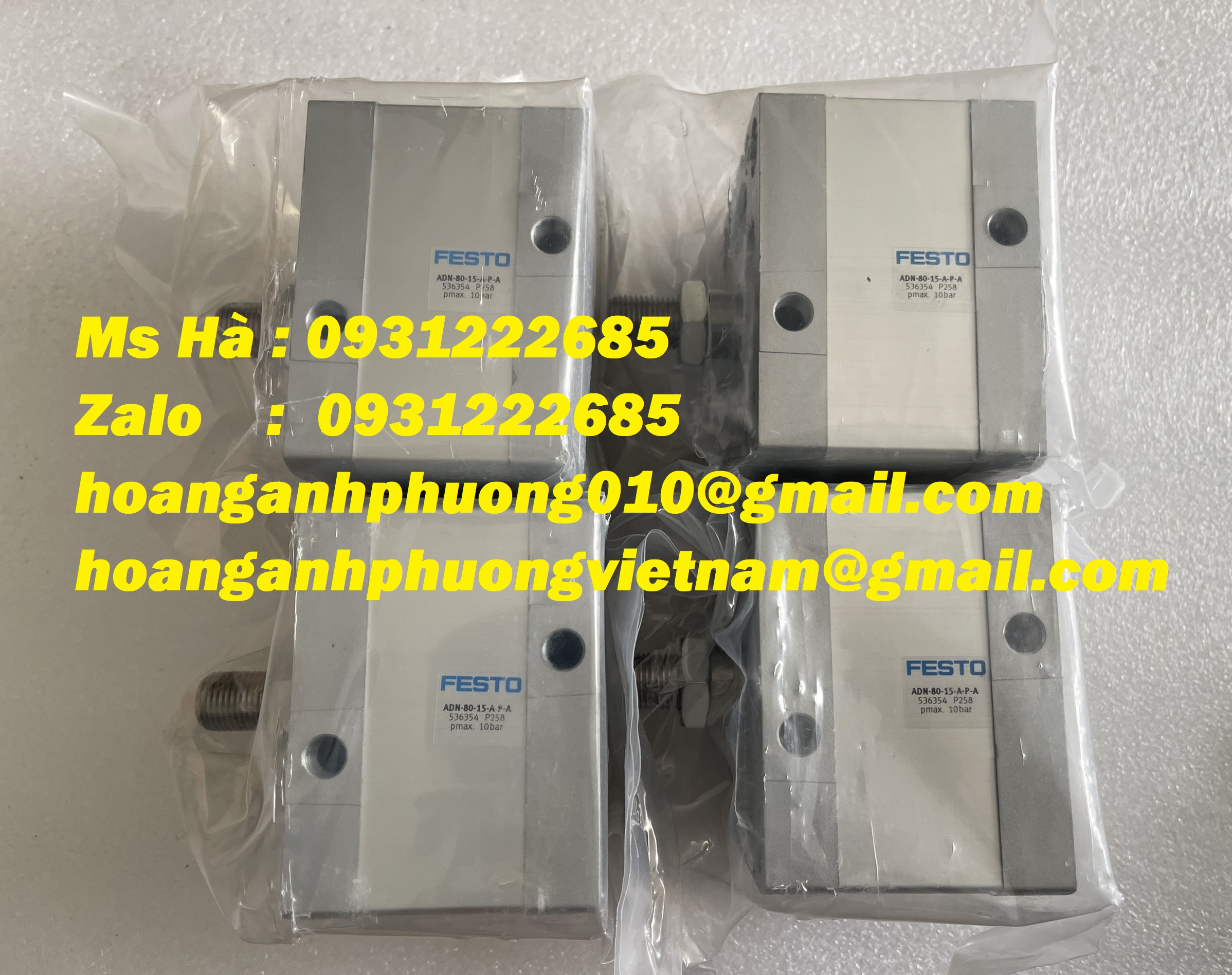 Cylinder ADN-80-15-A-P-A  nhập khẩu  BH 12 tháng