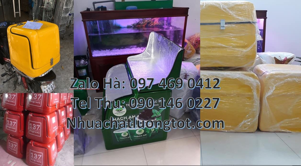 Bán thùng giao hàng phía sau xe máy,thùng giao hàng tiết kiệm giá rẻ