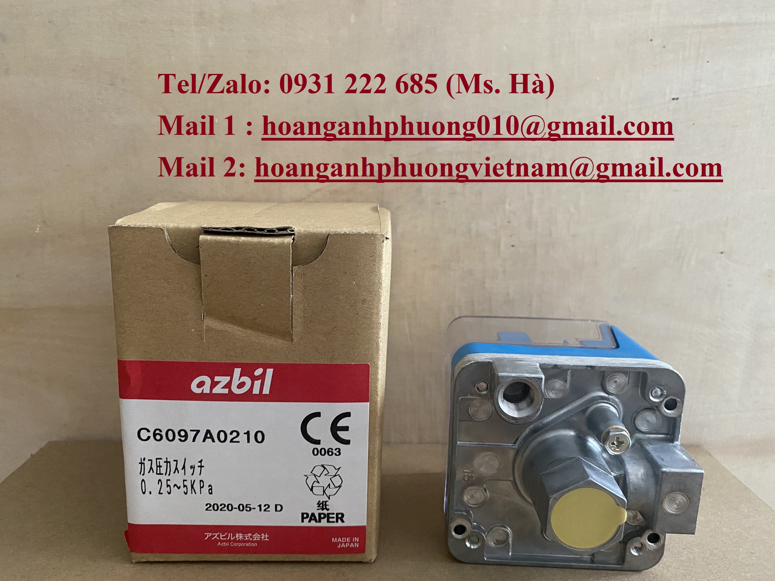 Cảm biến áp suất hàng nhập khẩu C6097A0210 mới 100%