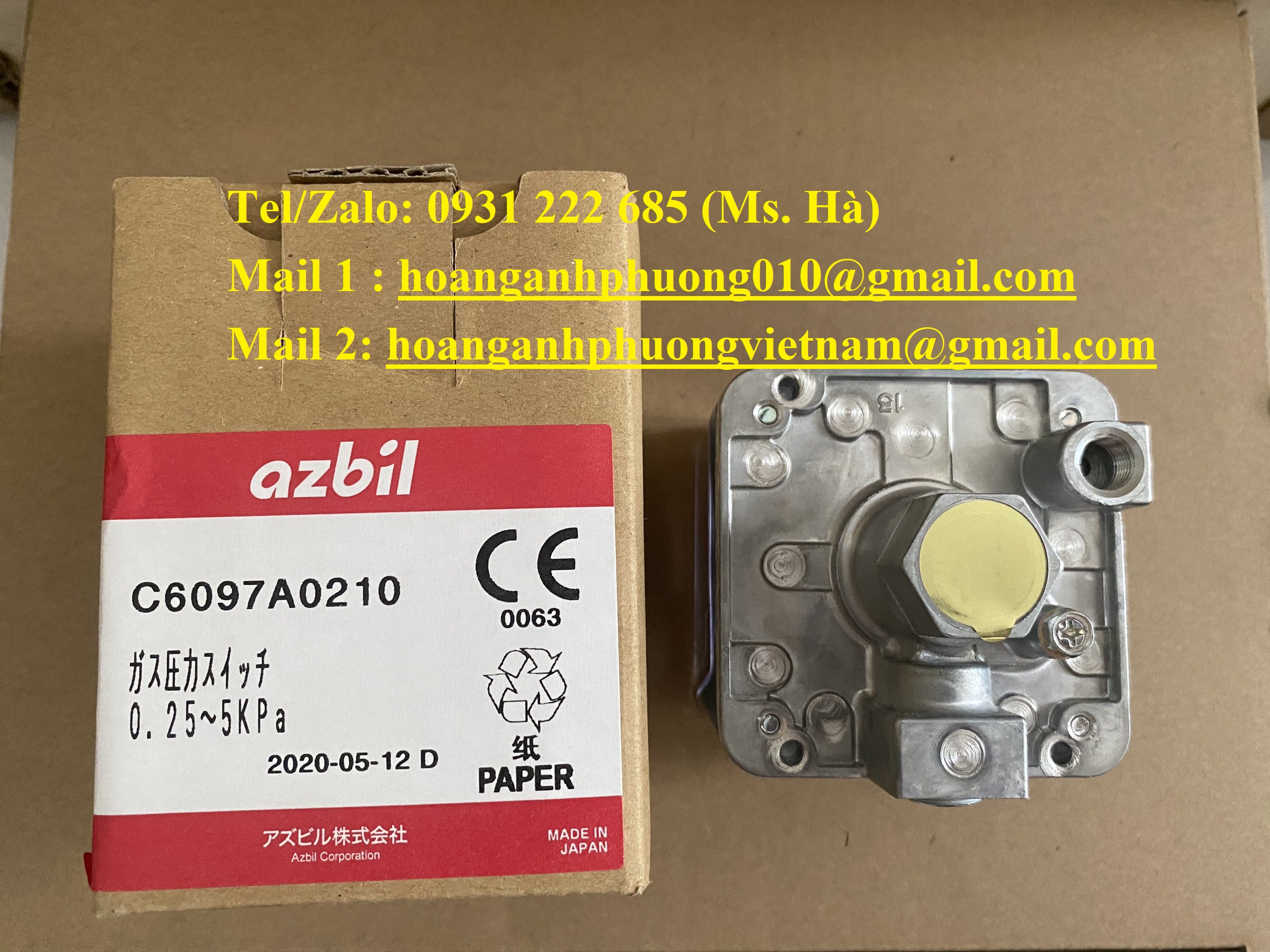 Cảm biến áp suất hàng nhập khẩu C6097A0210 mới 100%