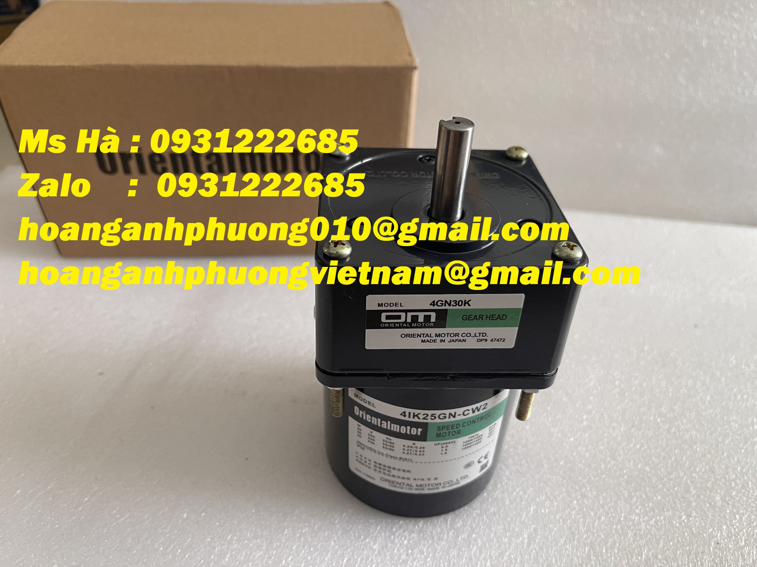 Động cơ Oriental chính hãng 4IK25GN-CW2 - giá tốt tại Bình Dương