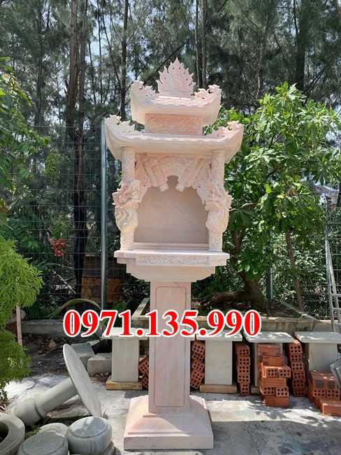 Miếu thờ đá ngoài trời - Mẫu miếu thờ bằng đá tự nhiên đẹp bán TP HCM