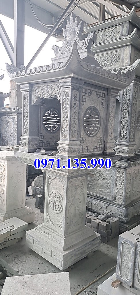 Miếu thờ đá ngoài trời - Mẫu miếu thờ bằng đá tự nhiên đẹp bán TP HCM