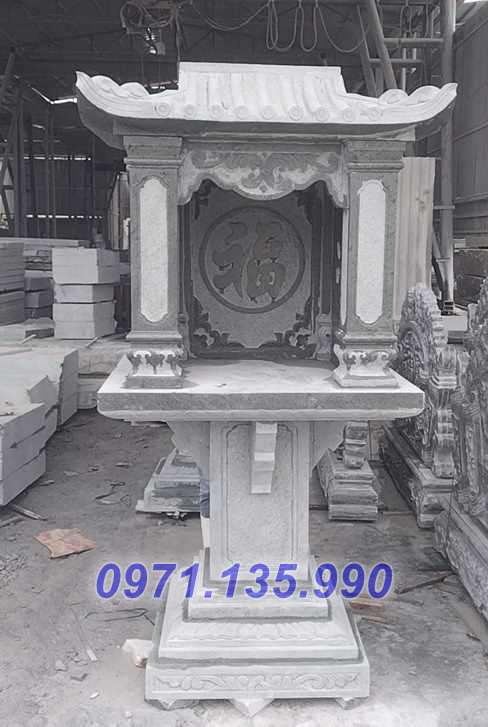 Miếu thờ đá ngoài trời - Mẫu miếu thờ bằng đá tự nhiên đẹp bán TP HCM