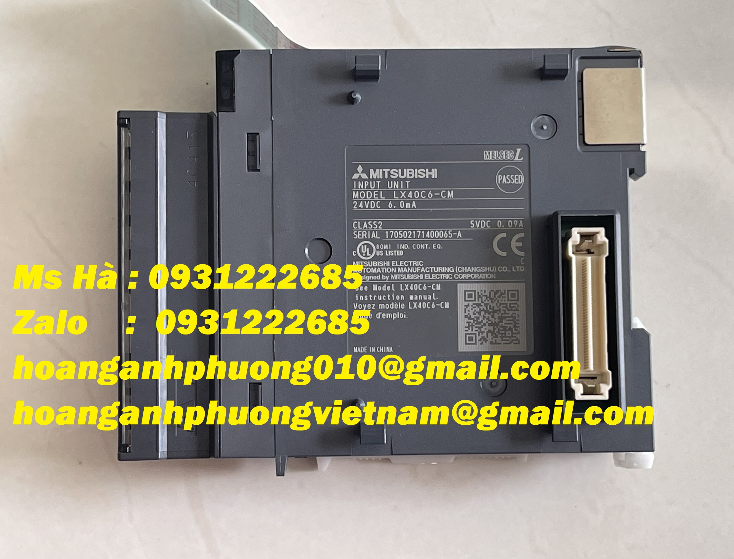 Mô đun đầu vào PLC mitsubishi LX40C6-CM giao hàng toàn quốc