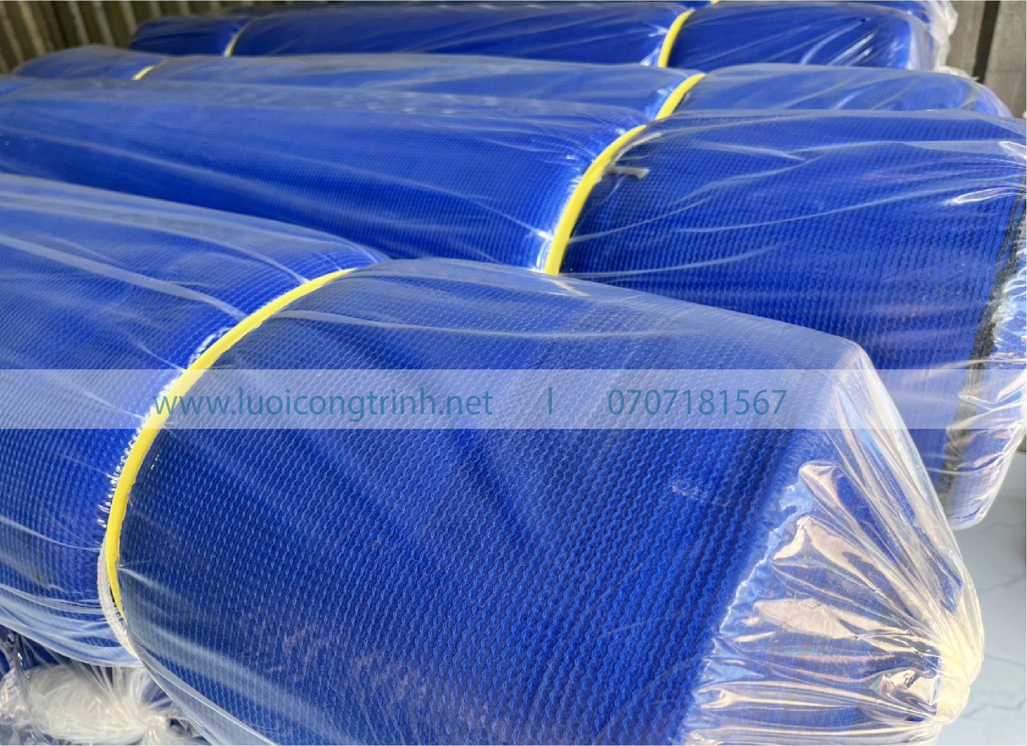Lưới công trình chắn bụi HDPE cho công trình xây dựng