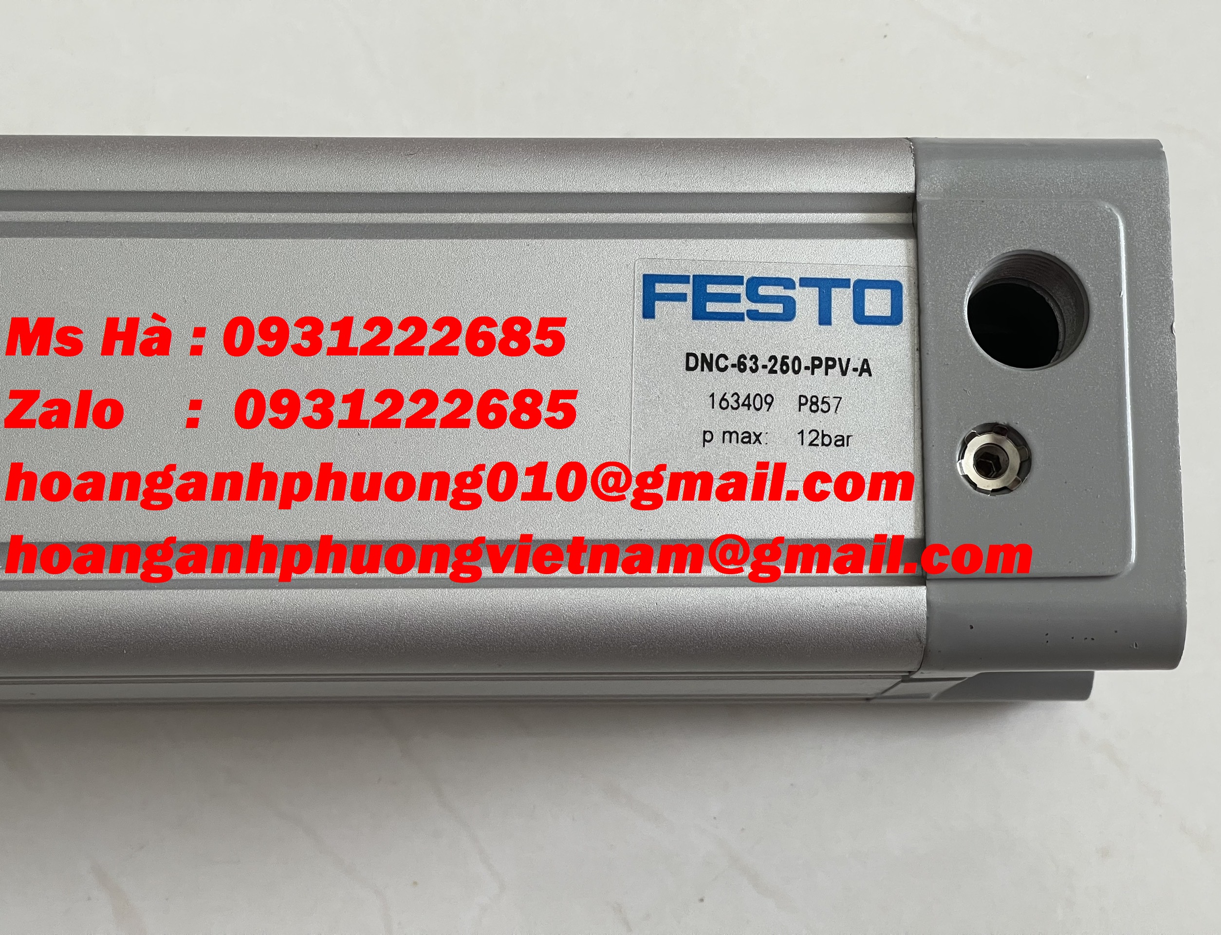 ISO cylinder DNC-63-250-PPV-A dòng festo nhập khẩu giá tốt