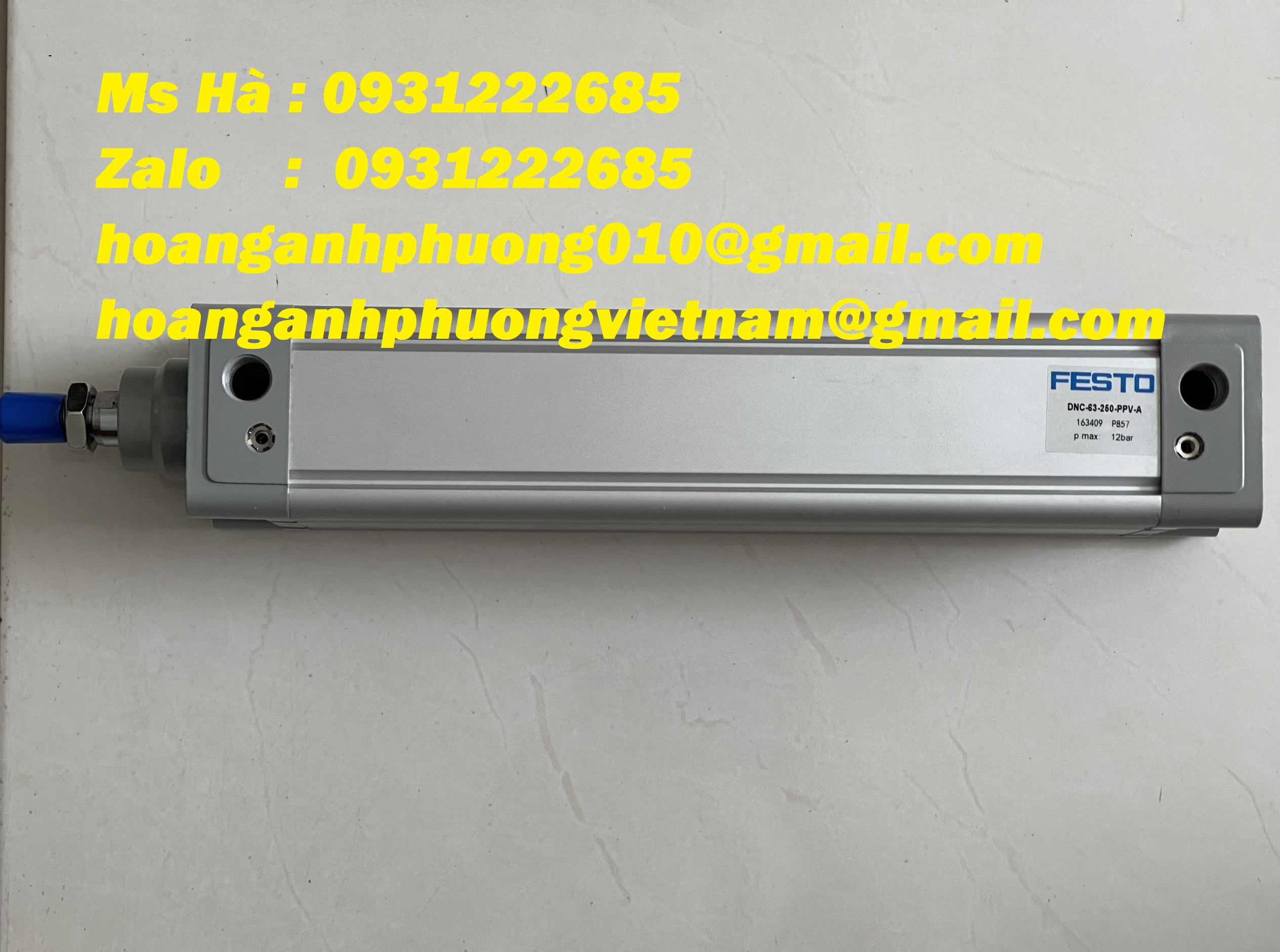 ISO cylinder DNC-63-250-PPV-A dòng festo nhập khẩu giá tốt