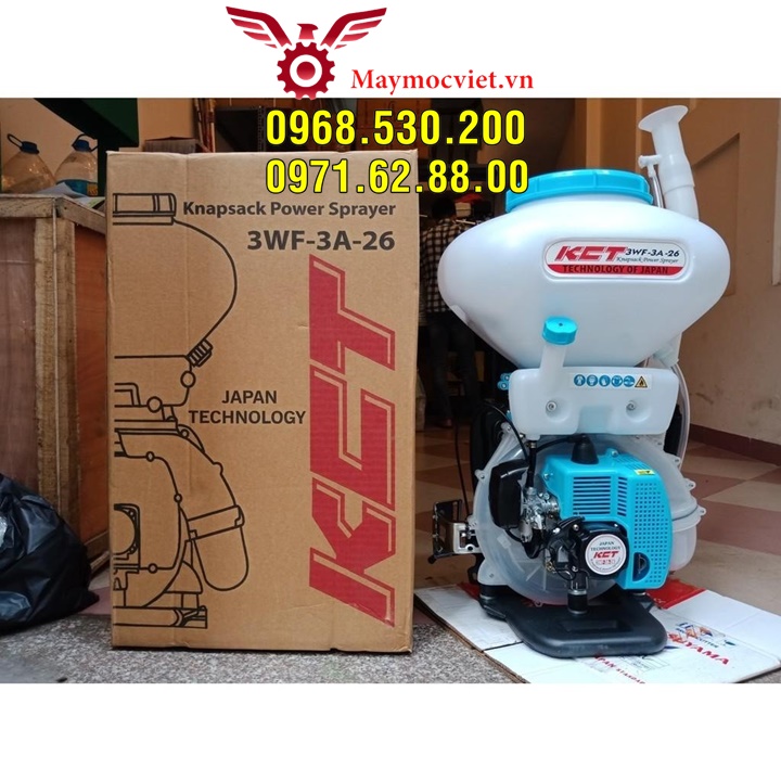 Máy xạ phân 3 chức năng KCT vừa phun dạng hạt , dạng nước , dạng vôi