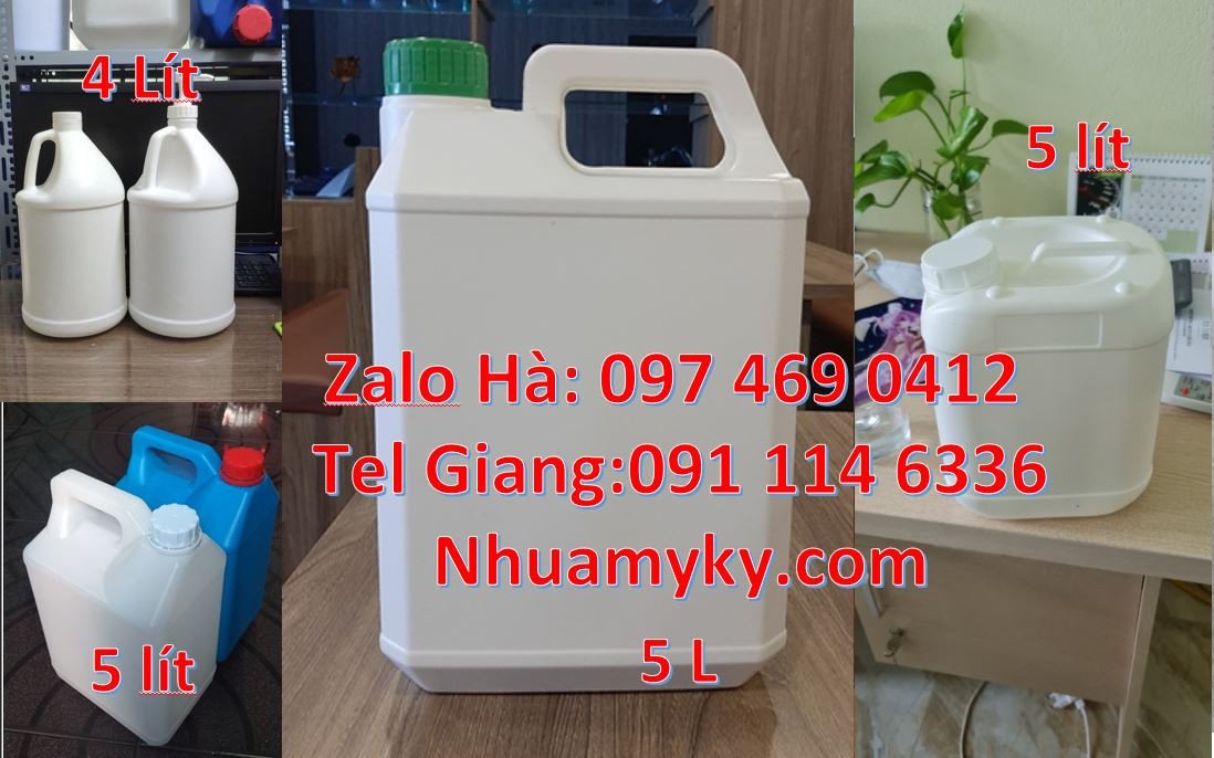 Bán can nhựa nhỏ đựng hóa chất bảo quản,can nhựa đựng chất lỏng nước