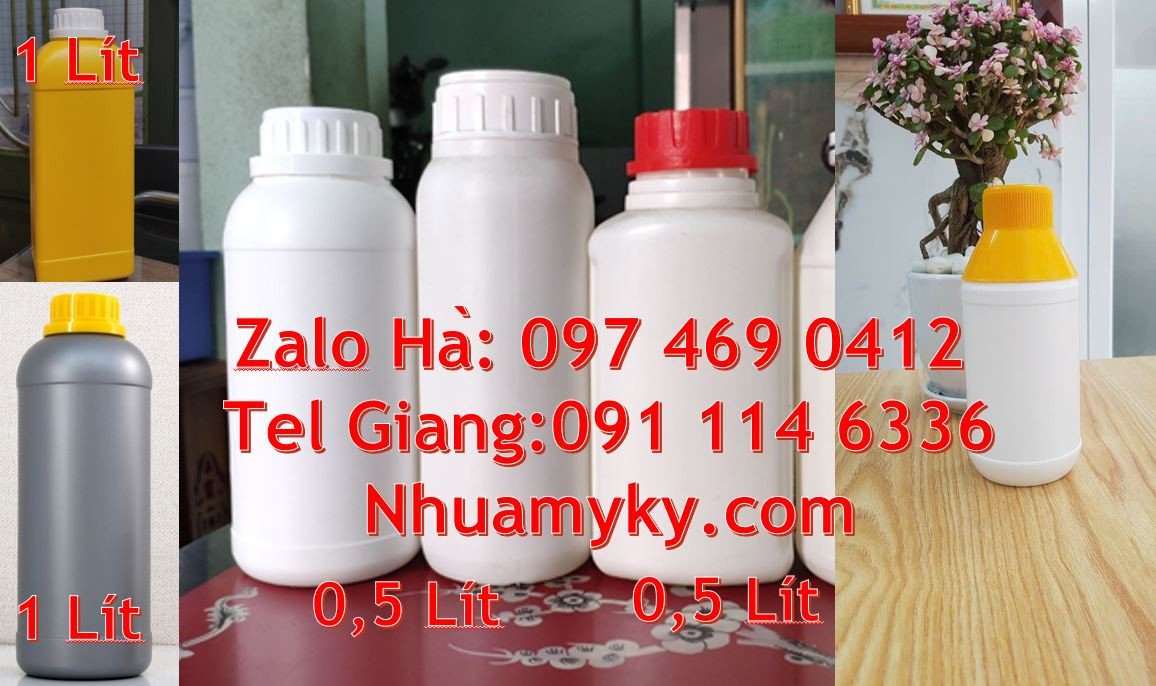 Bán chai nhựa 1l đựng hóa chất,chai nhựa đựng nước uống,thực phẩm rẻ