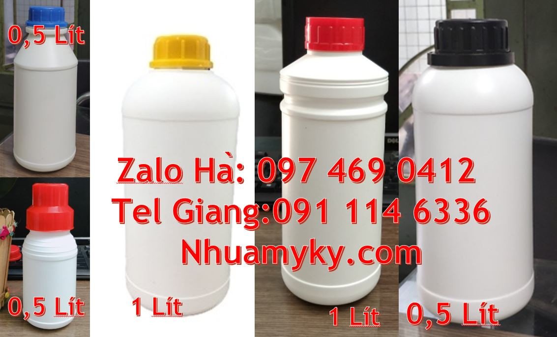 Bán chai nhựa 1l đựng hóa chất,chai nhựa đựng nước uống,thực phẩm rẻ
