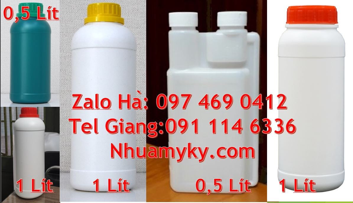Bán chai nhựa 1l đựng hóa chất,chai nhựa đựng nước uống,thực phẩm rẻ