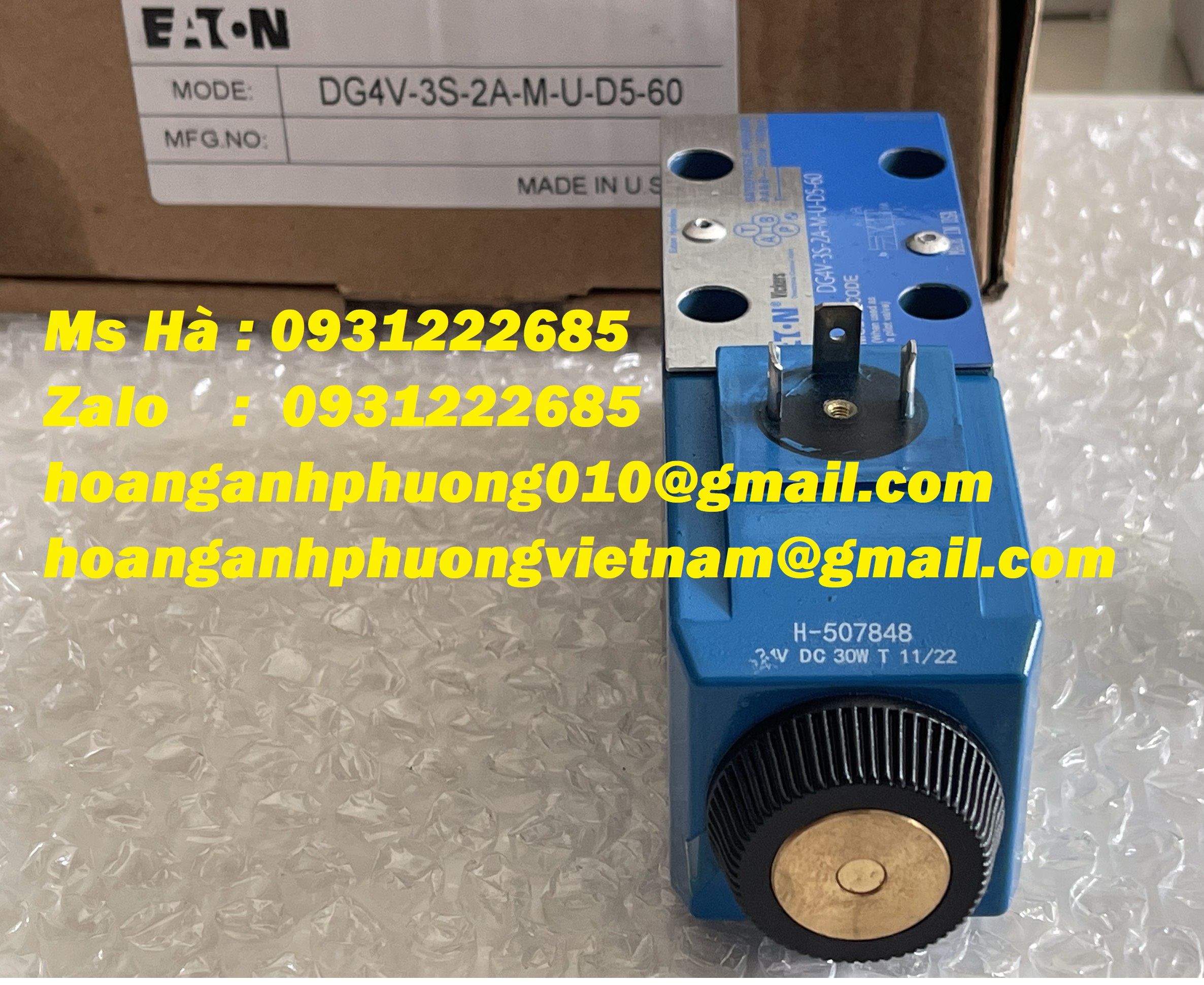 Van công nghiệp  nhập khẩu giá tốt  Vickers DG4V-3S-2A-M-U-D5-60