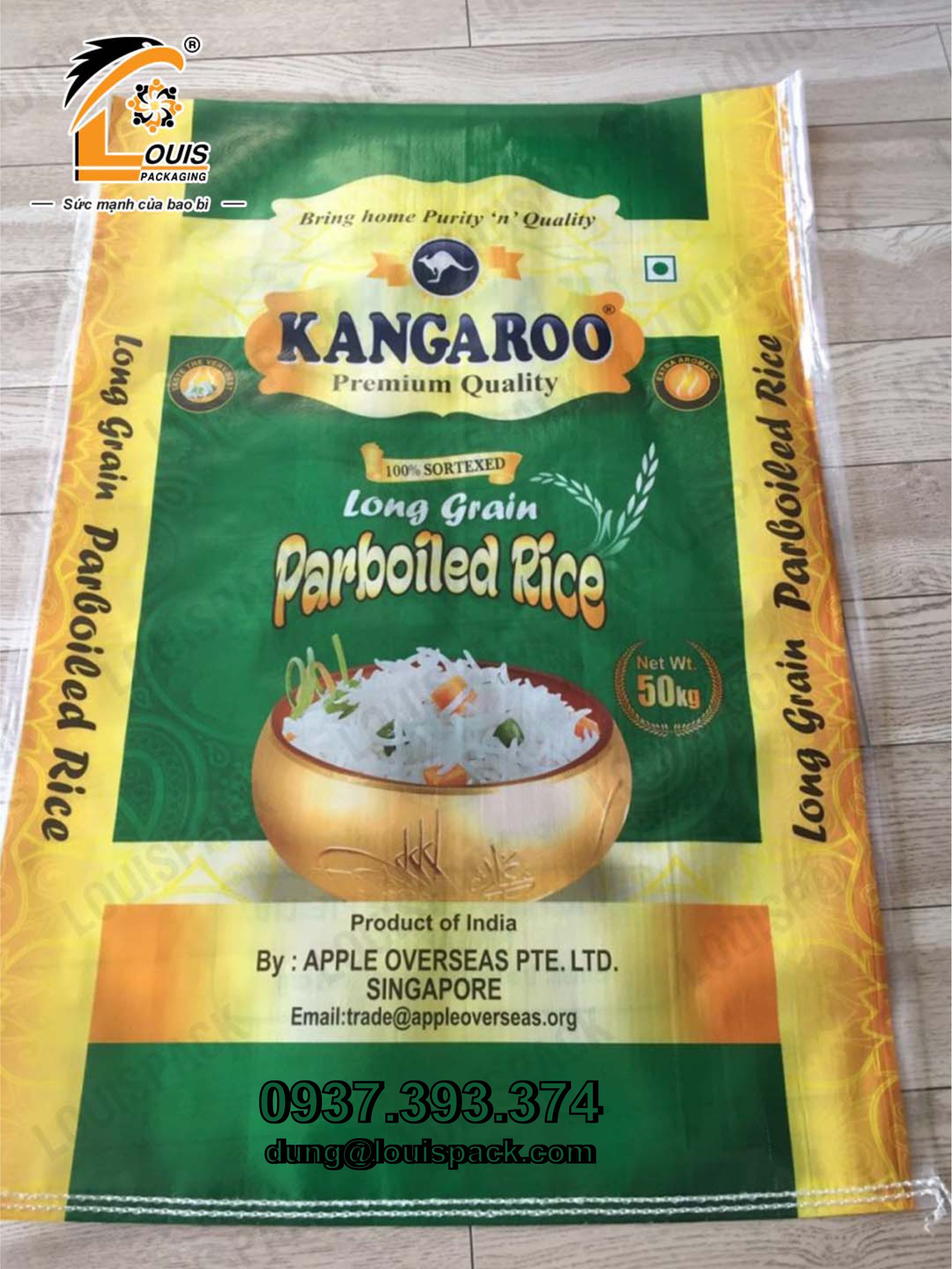 Bao PP đựng gạo từ 5kg, 10kg, 20kg, 50kg