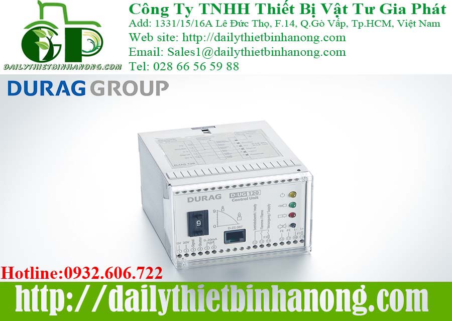 Bộ điều khiển khí đốt Durag cho hệ thống công nghiệp nặng